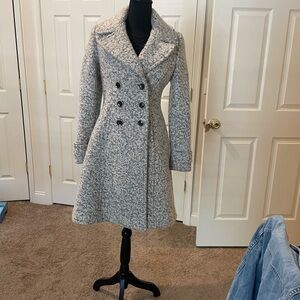 Ivanka Trump coat, size 8, black and white.